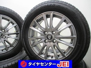 15インチ IG50+ バリ溝 175/65R15 5.5J+50 100 コンパクトカー 中古スタッドレスタイヤホイール【4本セット】 送料無料(SA15-4073）