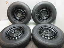 15インチ トヨタ ハイエース純正 195/80R15 6J 139.7 2024年 新車外し BS 新古タイヤ ホイール4本セット送料無料(MS15-2684）_画像2