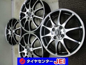 15インチ Xクロススピード 4.5J+43 100 軽自動車 中古アルミホイール【4本セット】送料無料(A15-4858）