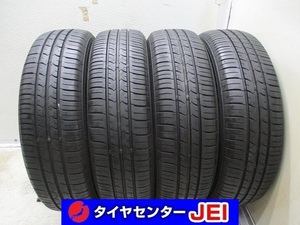 155-65R14 8-8.5分山 グッドイヤーエフィシエントグリップ 2020年製 中古タイヤ【4本】送料無料(M14-6972）