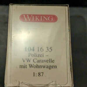 WIKING ミニカー ドイツ警察 VW 1:87サイズの画像6