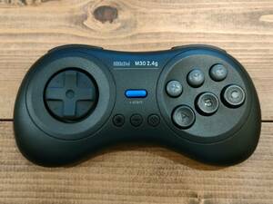 訳アリ品 ジャンク扱い 8BitDo M30 2.4G ワイヤレス ゲームコントローラー SEGA Genesis Mini & Mega Drive Mini & Switch ※一部検品不可