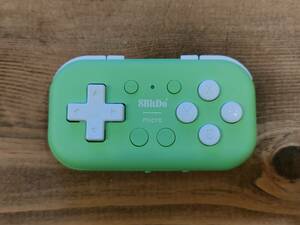 訳アリ品 正規品 8BitDo Micro Bluetooth ゲームパッド コントローラー グリーン 美品