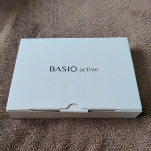 au BASIO active SHG09 シルバー 新品未使用 SIMロック解除済み