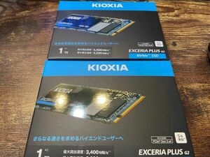 KIOXIA EXCERIA PLUS G2 1TB NVMe 2個セット