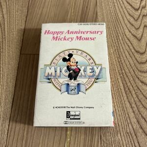  cassette [ Mickey 60 anniversary commemoration album / happy * Anniversary * Mickey Mouse ]