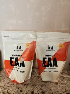 eaa 500g x2個 ゆず　マイプロテイン　1kg　myprotein