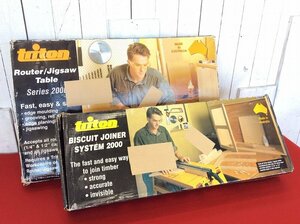 【未開封・未使用品/triton/トリトン/トライトン/ビスケットジョイナー/システム2000/ルーター＆ジグソーテーブル/シリーズ2000】工具DIY