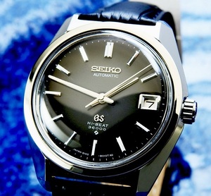 GRAND SEIKO グランド セイコー HI-BEAT 36000 6145-8000 Steel Black/Gray Gradation Dial メンズ 自動巻き (美品、OH済み ) / 36mm