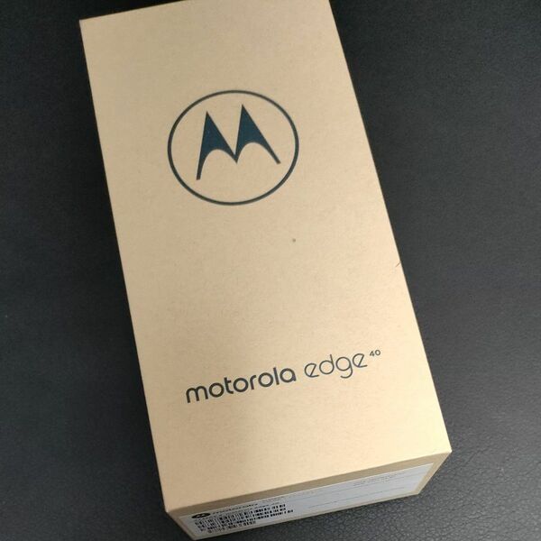 motorola edge 40 6.55インチ メモリー8GB ストレージ256GB イクリプスブラック SIMフリー