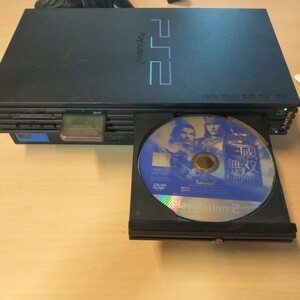 ☆ PS2 ☆ プレイステーション2 SCPH-39000 動作品 本体 コントローラー2個 付属 戦国無双ソフトおまけ付き