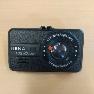 RENAULTドライブレコーダー FULL HD 1080P　170°wideangle 12.0MegaPixels ワイトレンズ F1.8 動作未確認