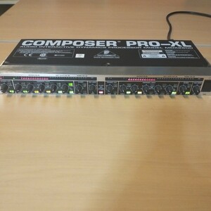 動作良好 BEHRINGER（べリンガー）COMPOSER PRO-XL MDX2600 コンプレッサー ダイナミクスプロセッサー（PA機器/楽器）80サイズ