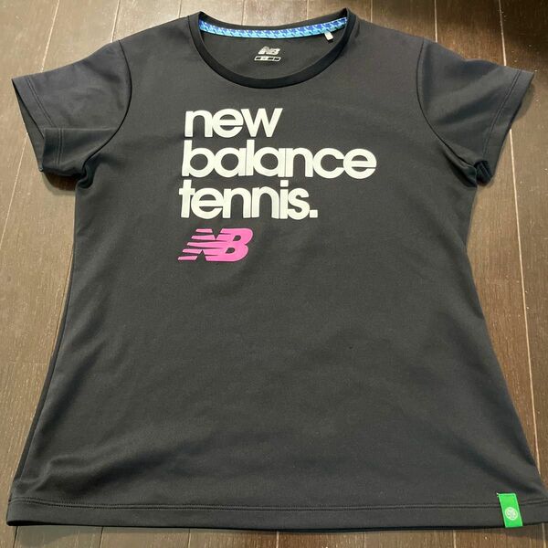 ニューバランス　テニス　Tシャツ　ブラック　500円　ワンコイン　レディース　Mサイズ
