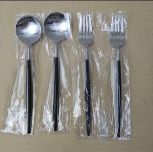  new goods unopened * regular goods kchi paul (pole) GOA black table 4 pcs set 