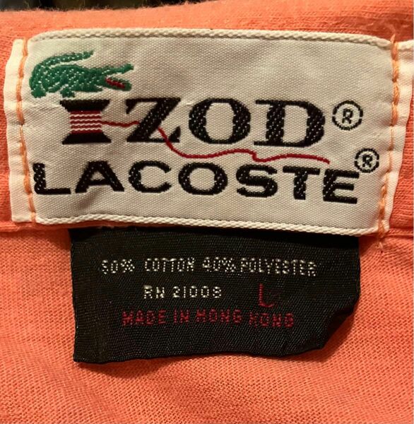 IZOD LACOSTE ポロシャツ ピンク
