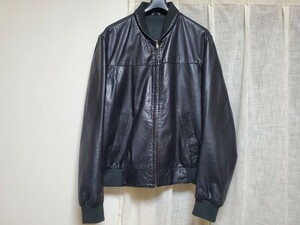 超激レア　幻アイテム　本人期　マルタン マルジェラ 　MARTIN MARGIELA ここのえ ライン14 　レザーブルゾン　ジャケット　size.54 