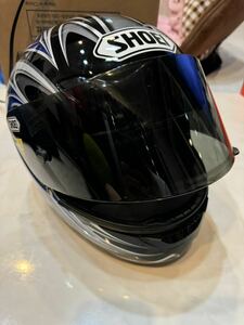 SHOEI ショウエイ フルフェイスヘルメット ブラックシールド付き W-4 サイズS ジャンク品