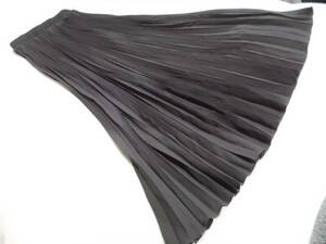 2.3 times have on beautiful goods black black pleat processing maxi height flared skirt F M L all season OK outside fixed form 510 jpy shipping including in a package OK