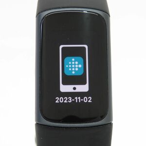 115 Fitbit Charge 5 ブラック スマートウォッチ フィットネストラッカー FB421BKBK-FRCJK ※中古