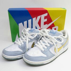 153s NIKE × SEAN CLIVER ナイキ ショーン・クライヴァー SB DUNK LOW PRO QS ダンク ロー プロ DC9936-100 US9 27cm 箱有 ※中古