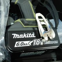 104s【未使用】makita/マキタ 18V 充電式インパクトドライバ TD173D オリーブ バッテリー、充電器セット_画像5