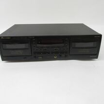 100 Pioneer/パイオニア ステレオカセットデッキ T-W01AR ダブルリバースデッキ オーディオ機器 ※中古/現状品_画像1