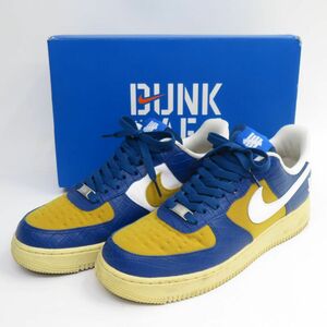 UNDEFEATED × AIR FORCE 1 "5 ON IT" DM8462-400 （コートブルー/ゴールドトーン/レモンドロップ/ホワイト）