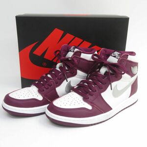 153s NIKE ナイキ AIR JORDAN 1 RETRO HIGH OG エアジョーダン レトロ 555088-611 US9 27cm 箱有 ※中古