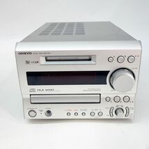 100 ONKYO/オンキョー CD/MDチューナーアンプ FR-SX7、スピーカーD-SX7ペア セット ※ジャンク_画像2