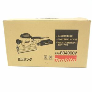 104 makita/マキタ 仕上サンダ BO4900V サンディングペーパー、ダストバッグ付 電動工具 ※中古美品