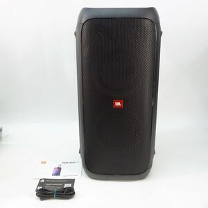 100s JBL portable party speaker Partybox 310 IPX4 Bluetooth Mike / guitar input correspondence * used 