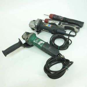 104 makita マキタ Panasonic パナソニック 電動工具4点セット【ディスクグラインダ・スティックドリルドライバー】 ※中古