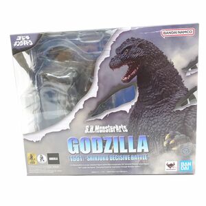 068s S.H.MonsterArts モンスターアーツ ゴジラ (1991) -新宿決戦- フィギュア ※中古