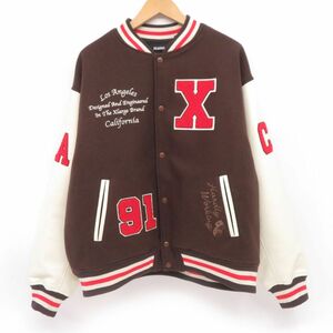 131s XLARGE エクストララージ OG ロゴ バーシティジャケット 101234021009 XLサイズ ※中古