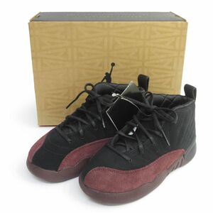 153s【未使用】NIKE ナイキ JORDAN 12 RETRO SP ベビージョーダン 12 レトロ FB2687-001 US9c/15cm キッズ 箱有