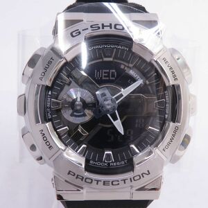 160s【未使用】CASIO カシオ G-SHOCK GM-110-1AJF Metal Covered クォーツ 腕時計
