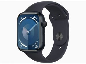 115[ unused ]Apple Watch Series 9 GPS model 45mm MR993J/A midnight aluminium case midnight sport band S/M