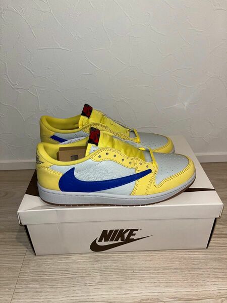 Travis Scott × Nike WMNS Air Jordan 1 Retro Low OG "Canary"