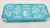 1円～限定モデル Nintendo SWITCH Lite HDH-001 あつまれ どうぶつの森セット まめきち＆つぶきちアロハ柄 バージョン 18.0.1 中古動作品②_画像5