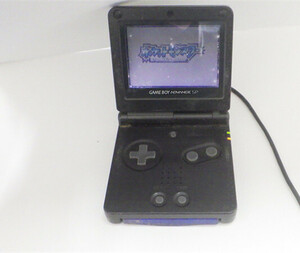 新入荷　Nintendo ゲームボーイアドバンスSP AGS-001 ブラック　現状品