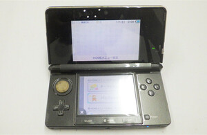  new arrival Nintendo 3DS CTR-001 black touch pen attaching used present condition goods 