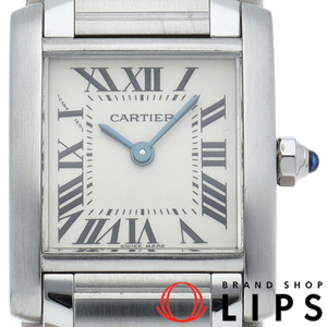  Cartier Tank Francaise watch SM W51008Q3 written guarantee repair book 2 piece SS lady's clock silver finishing settled 