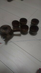  бесплатная доставка Bizen заварной чайник Bizen . антиквариат товар утиль времена предмет кружка стакан 