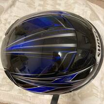 ショウエイ フルフェイスヘルメット SHOEI ブルー tc-2 QWEST_画像4