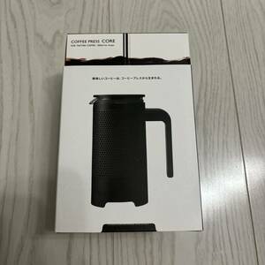 未使用●コーヒー プレス コア coffee press core/耐熱 ガラス製/器具/コーヒーマシーン/抽出器/生活 家電/コーヒーメーカー/黒 ★1151-3