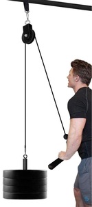 LAT pull down lato pull down cable training /.tore fitness apparatus pulley system on arm Karl ^