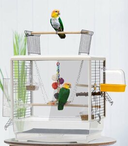  pet. ...* both sides clear type S wire‐netting window large bird cage ( bird cage bird gauge bird small shop bird basket parrot transparent )*v