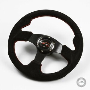  steering gear 35Φ M original leather back s gold red color Cross stitch [M35F]