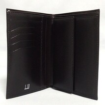 未使用★dunhill ロゴ プレート 二つ折り 財布 小銭入れ有 メンズ ウォレット ダンヒル★_画像5